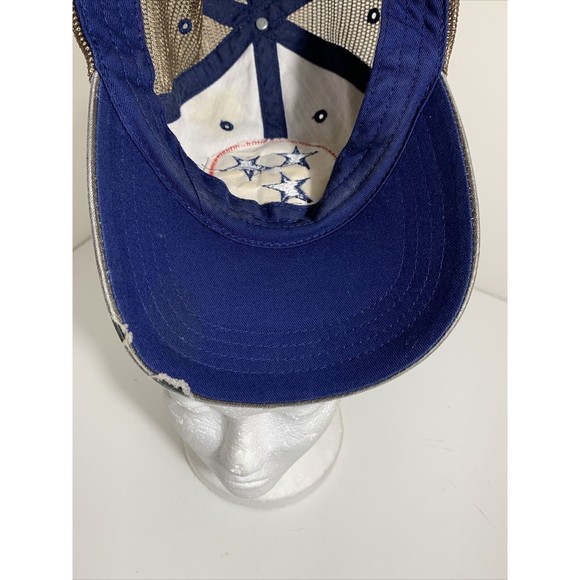 Tennessee Tristar Distressed Trucker Adjustable Strap Back Baseball Hat Cap - Picture 10 of 12